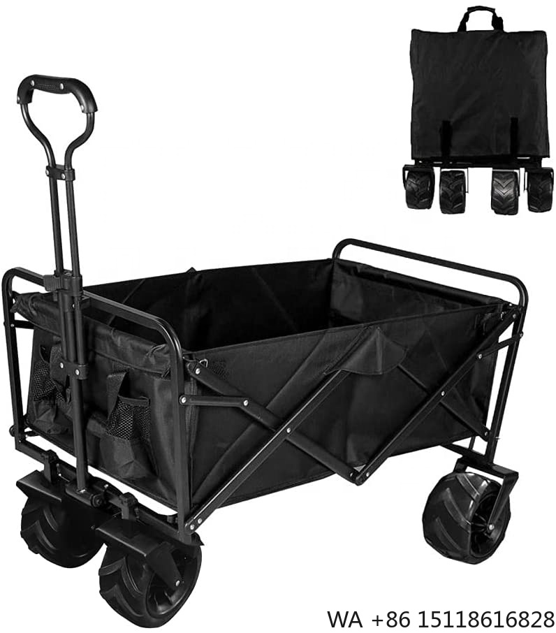 Camp Table Folding - Nowy Duży Wózek Składany z Dużymi