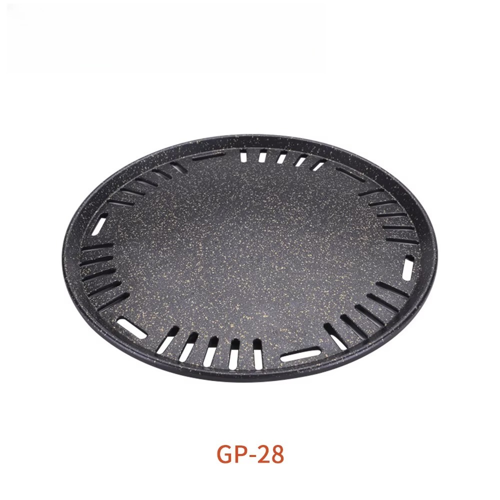 Outdoor Camping Korea - Aluminiowa Okrągła Płyta do Grillowania BBQ