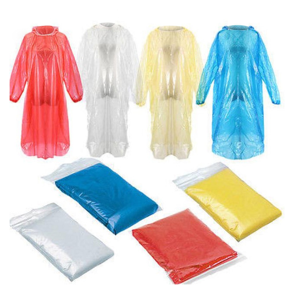 Camping Rain Poncho - Płaszcz przeciwdeszczowy Jednorazowe ponczo przeciwdeszczowe Peleryna