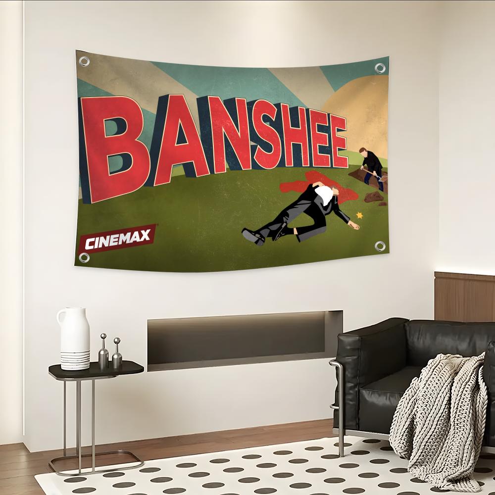 Outdoor Camping Tv - Drama Serial TV Banshee Flagi Personalizowane