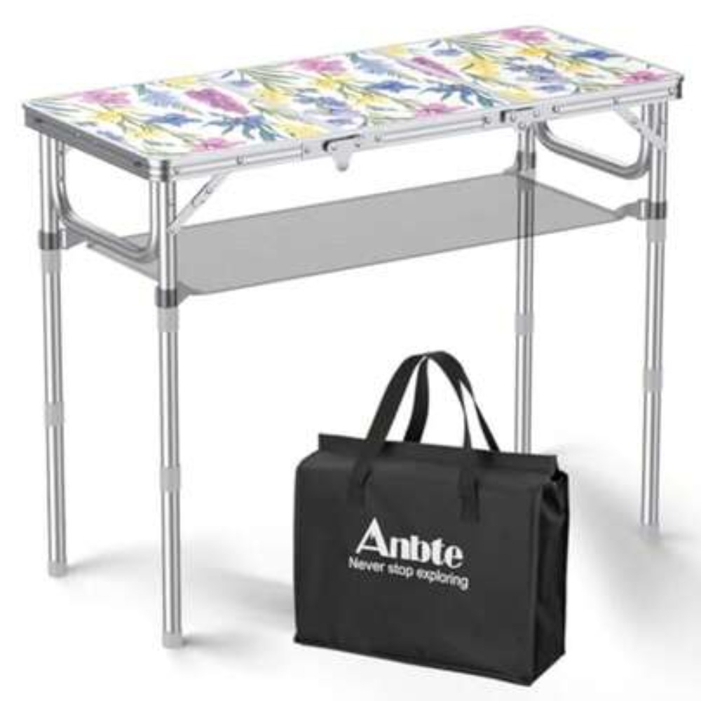 Camp Table Folding - Składany stół kempingowy z siatką do