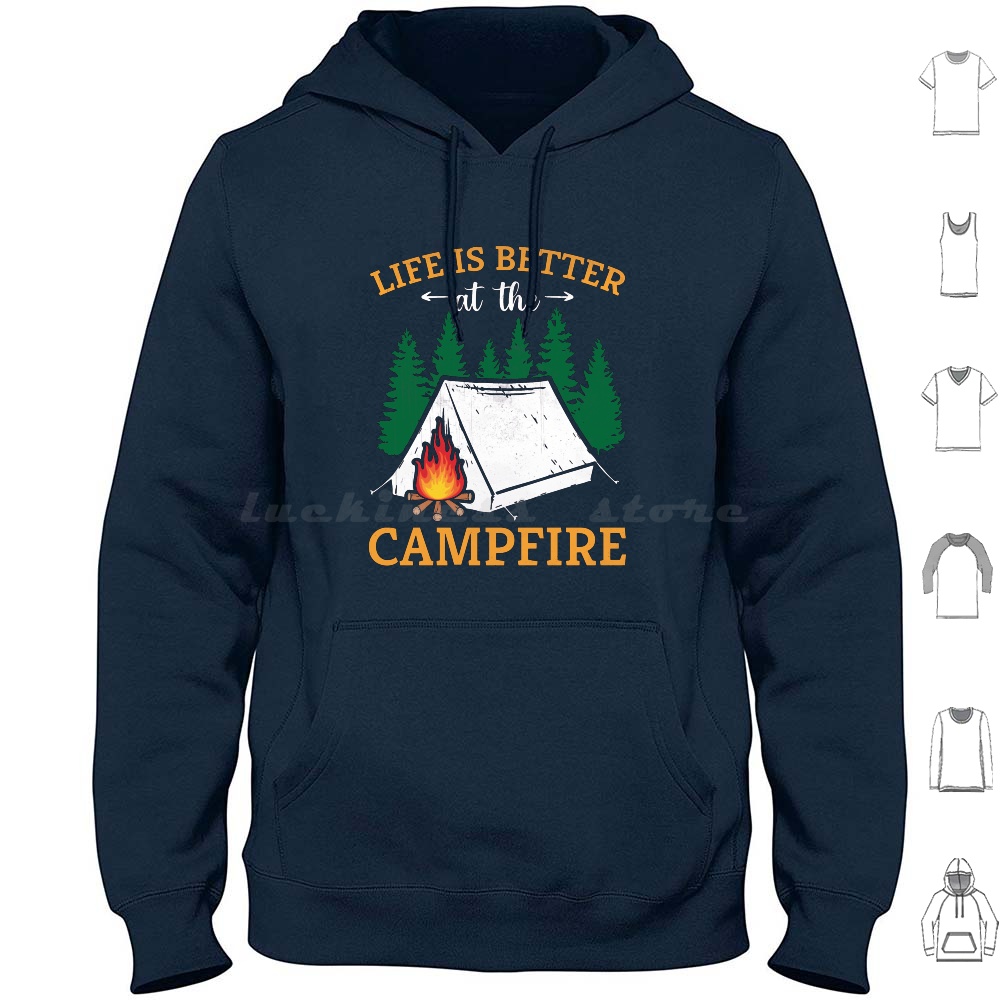 Outdoor Camping Quotes - Zabawny Cytat o Ognisku na Kempingu