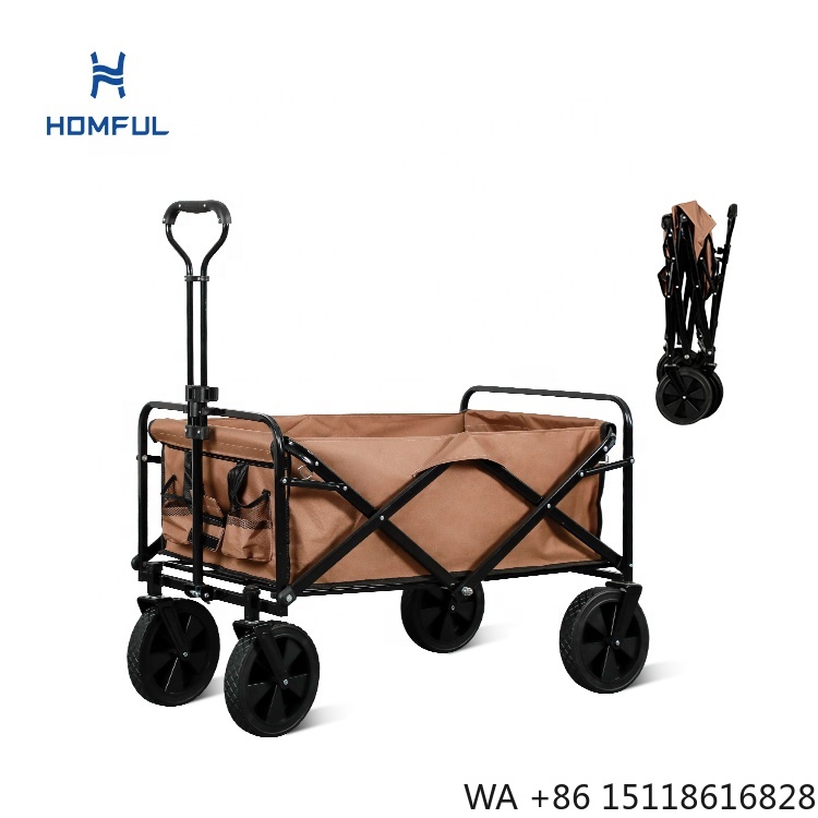 Camp Table Folding - Wózek wędkarski HOMFUL, składany, transportowy, kempingowy,
