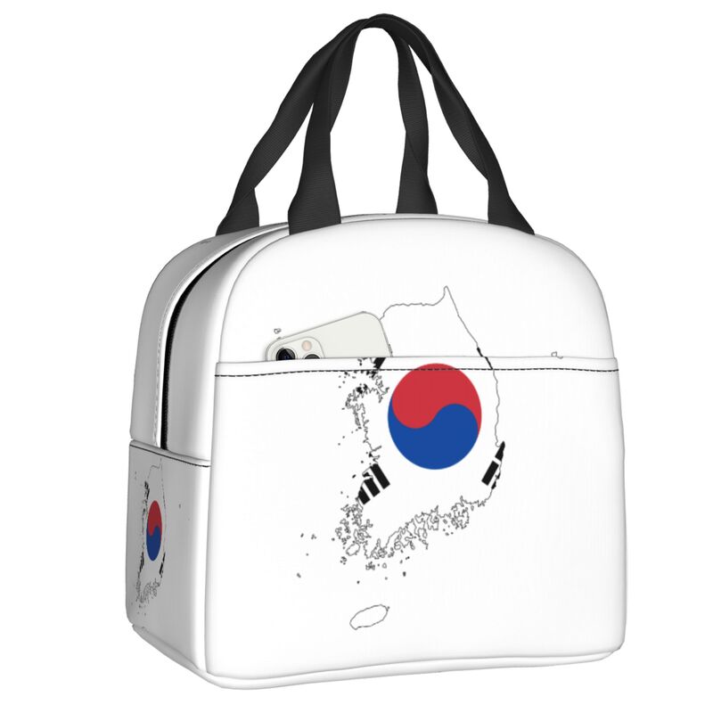 Outdoor Camping Korea - Torby na lunch z flagą Korei