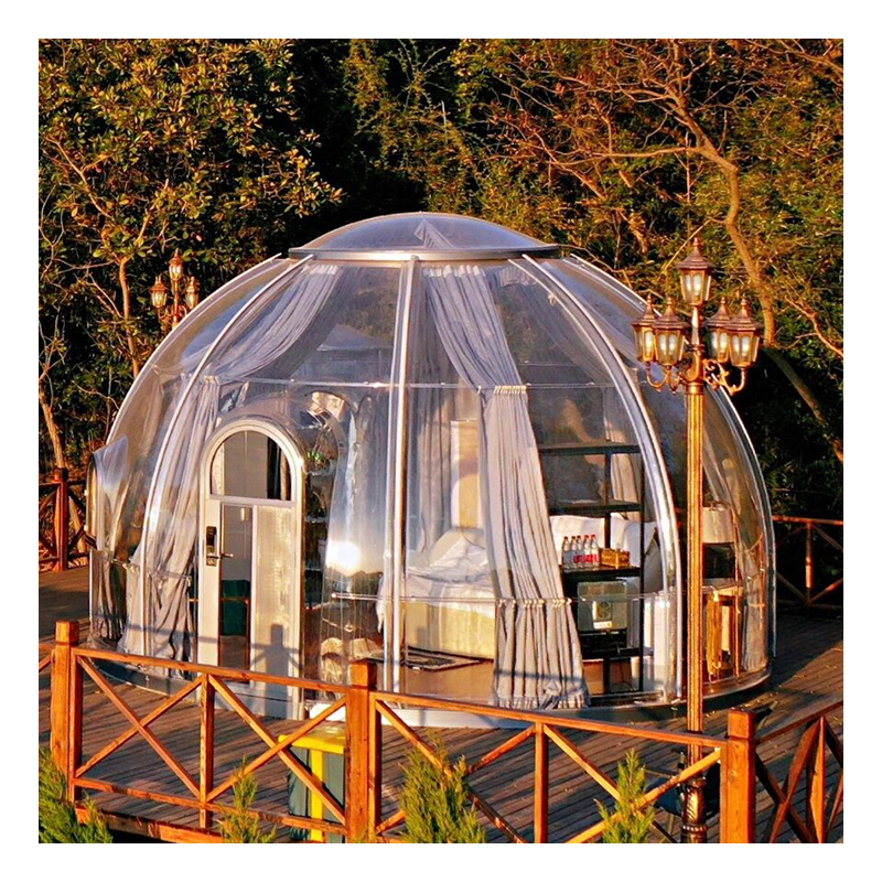 Outdoor Camping Venues - Przezroczysty dmuchany namiot do obserwacji gwiazd,