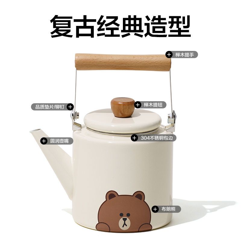 Czajnik LINE FRIENDS Brown Con – Outdoor Camping Korea recenzja i cena