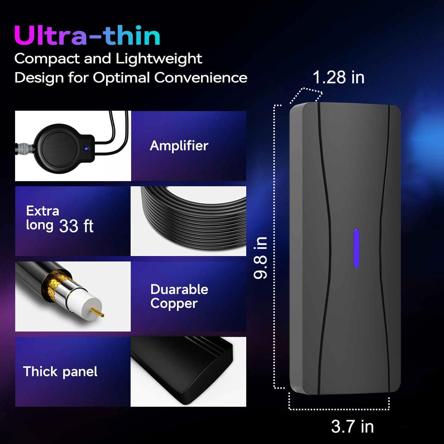 Antena TV 1080p 4K Zewnętrzna/ – Outdoor Camping Tv recenzja i cena