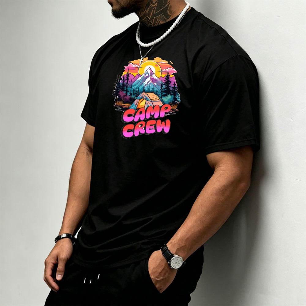 Koszulka męska z grafiką zacho – Outdoor Camping Quotes recenzja i cena