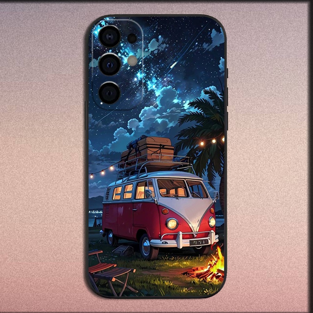 Etui na telefon Combi Van Car  – Outdoor Camping Quotes recenzja i cena