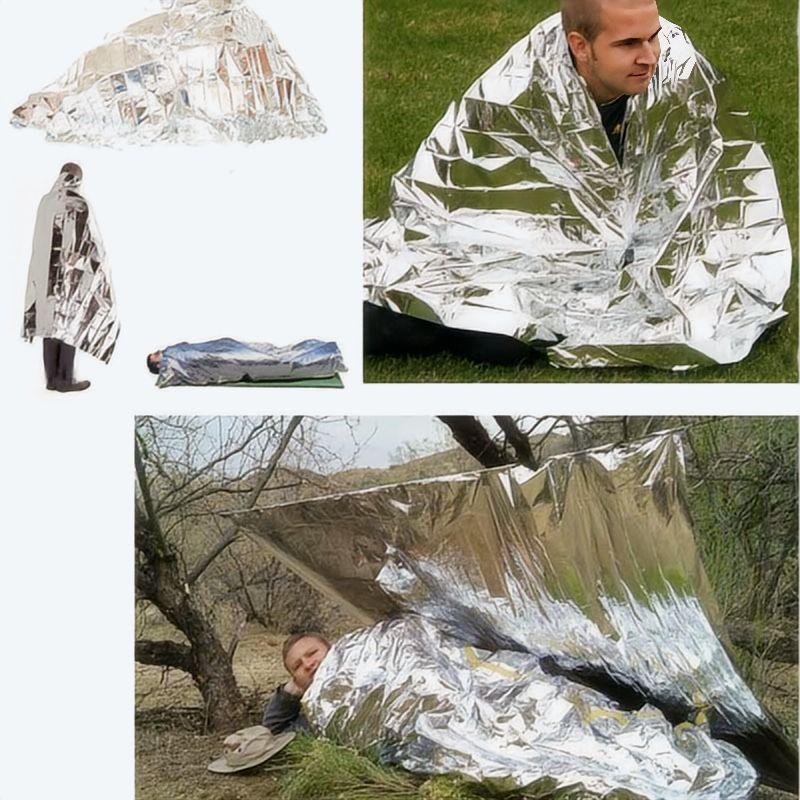 4 szt. Koc ratunkowy, koc term – Survival Kit recenzja i cena