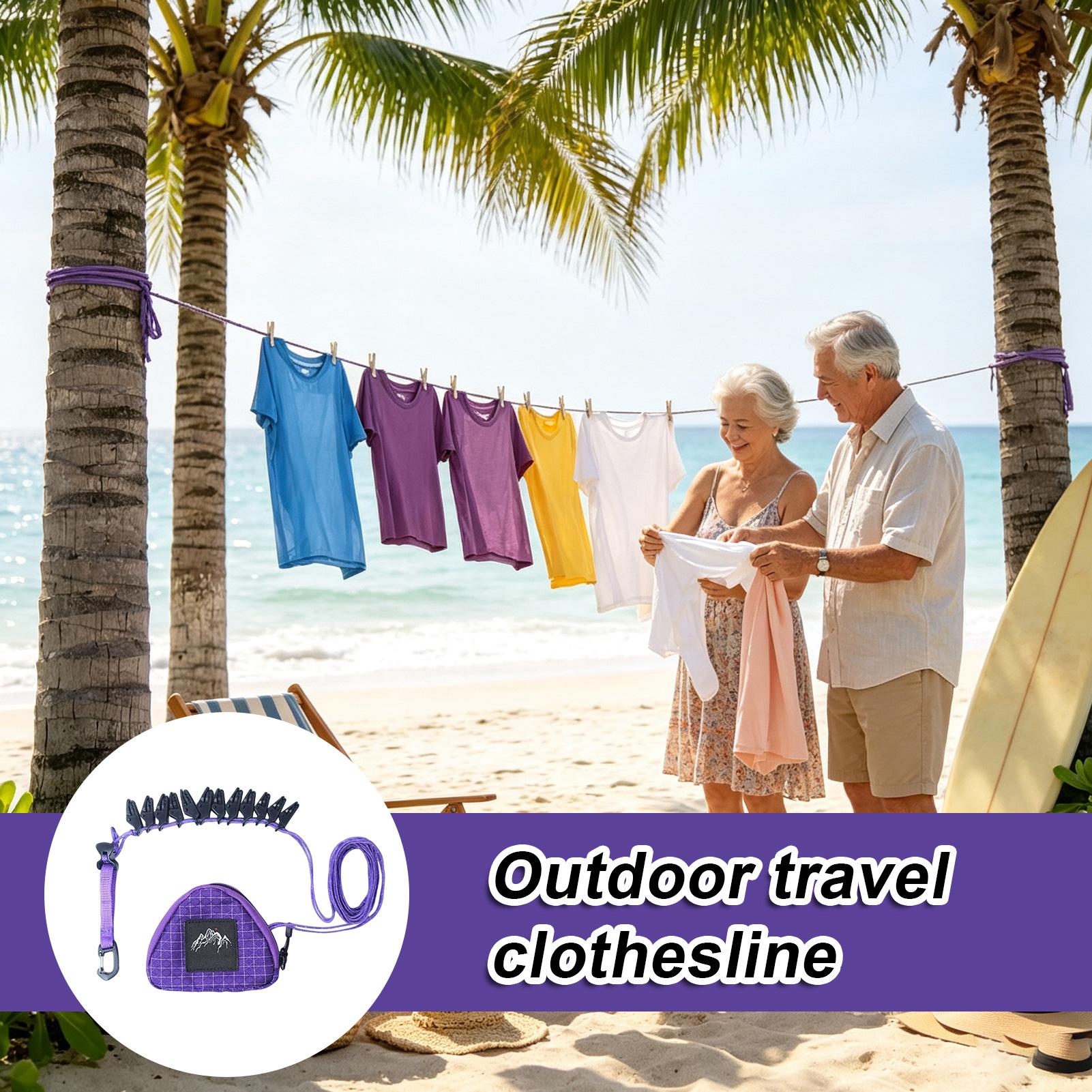 Sznur na pranie na zewnątrz, w – Camping Outdoor Clothing recenzja i cena