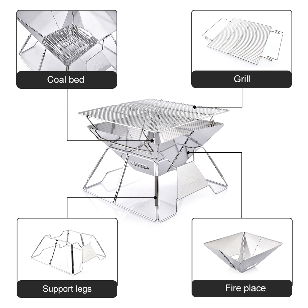 Wiatroodporny grill kempingowy – Survival Kit recenzja i cena