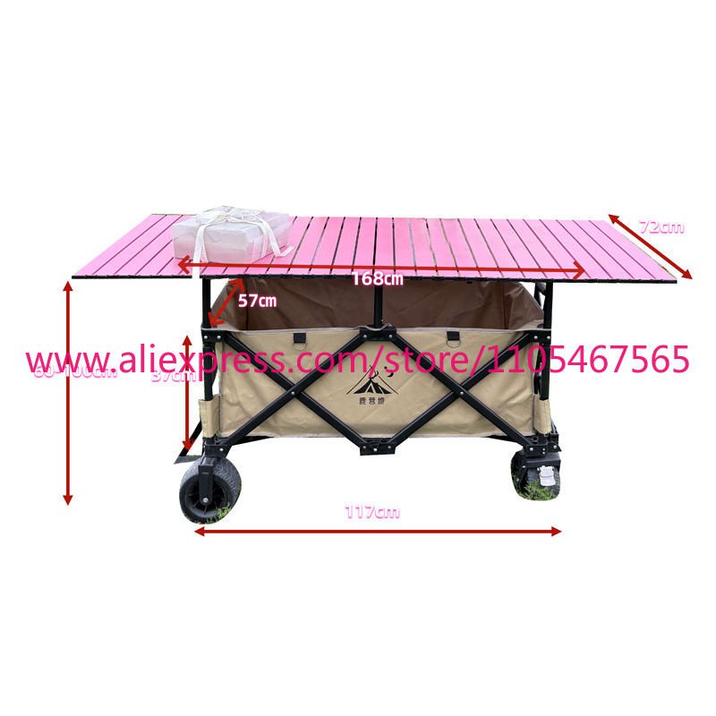 1 SZT. Duży składany wózek kem – Outdoor Camping Table recenzja i cena