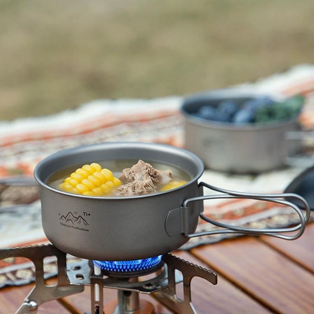 Tytanowy garnek kempingowy na  – Outdoor Camping Korea recenzja i cena