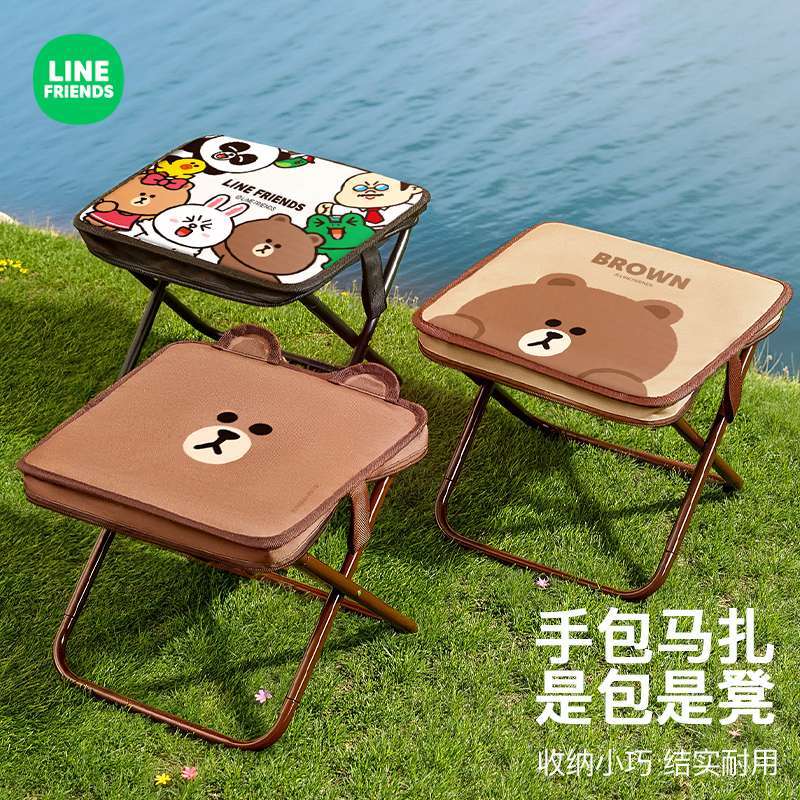 Krzesło składane LINE FRIENDS  – Outdoor Camping Korea recenzja i cena