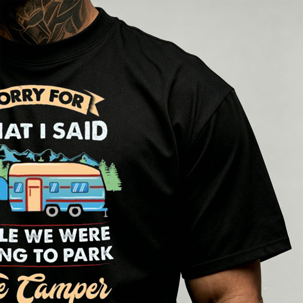 Koszulka męska z grafiką kempi – Outdoor Camping Quotes recenzja i cena