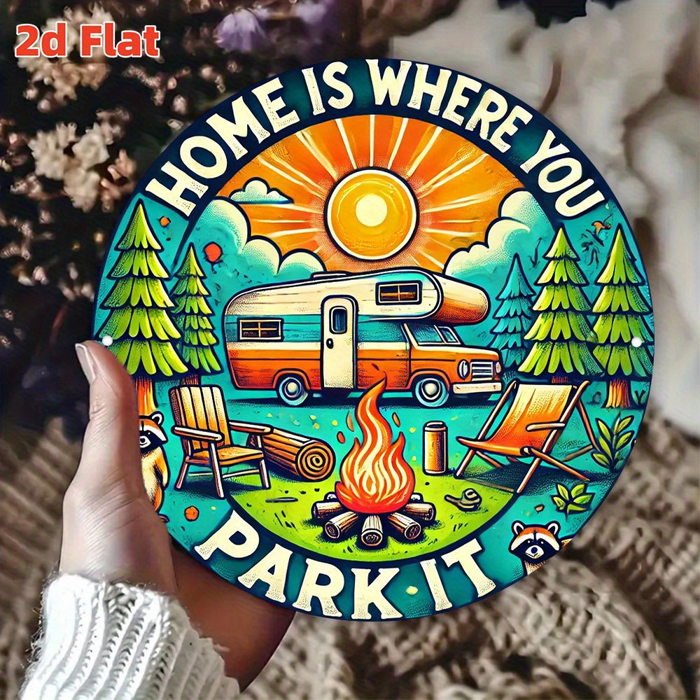 Drewniana tabliczka retro na ś – Outdoor Camping Quotes recenzja i cena