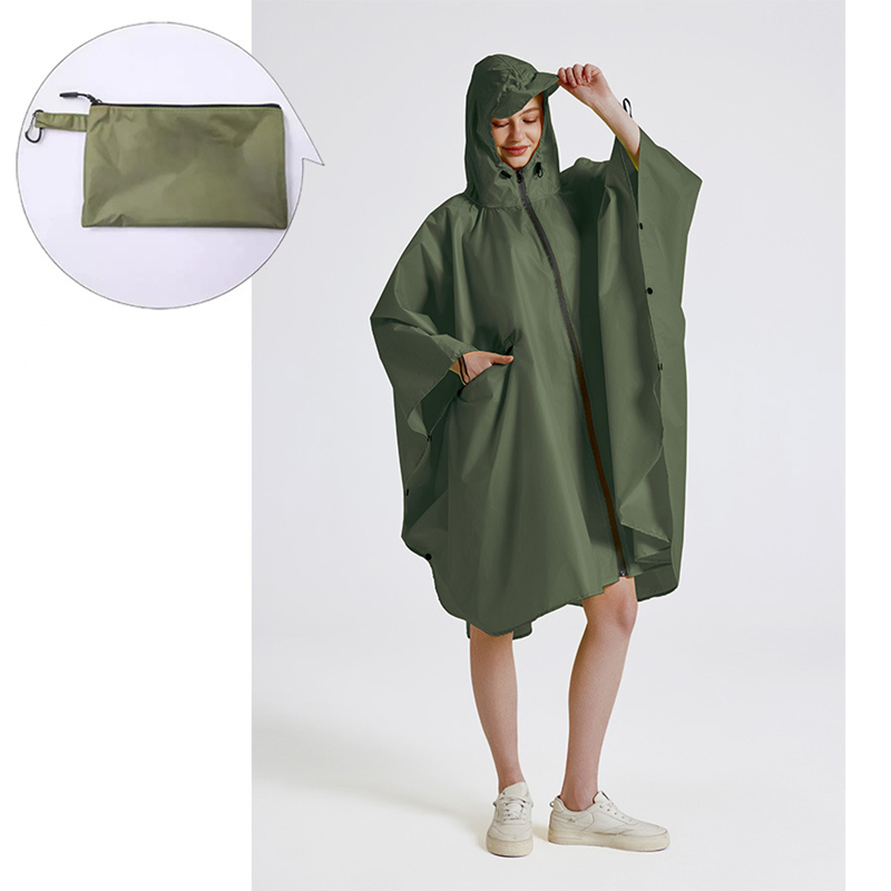 Damski oddychający płaszcz prz – Camping Rain Poncho recenzja i cena