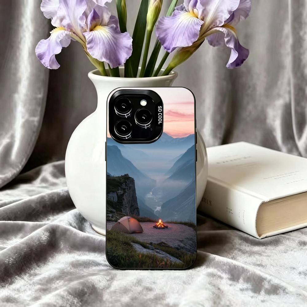 Etui na telefon z motywem górs – Outdoor Camping Quotes recenzja i cena