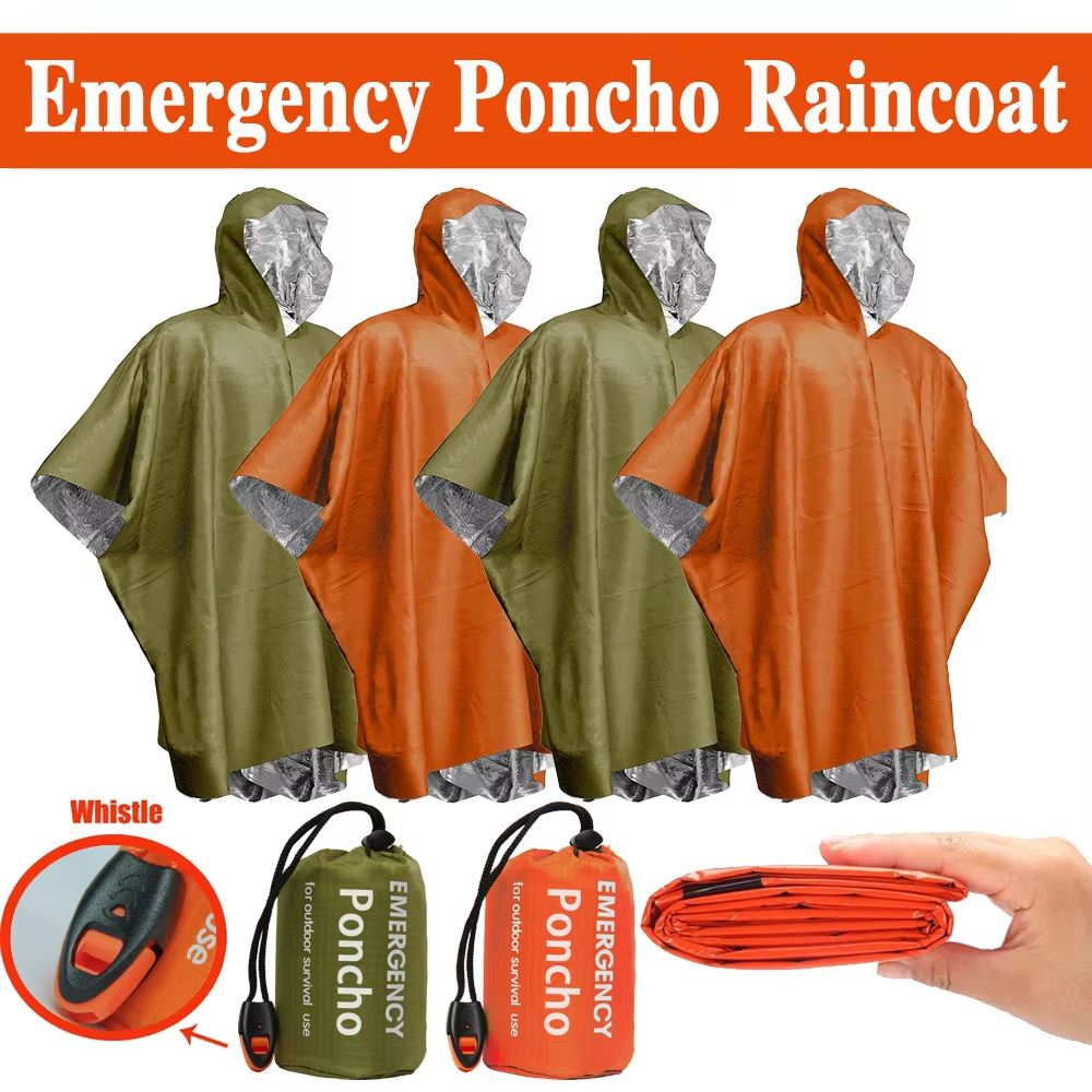Awaryjne ponczo przeciwdeszczo – Camping Rain Poncho recenzja i cena