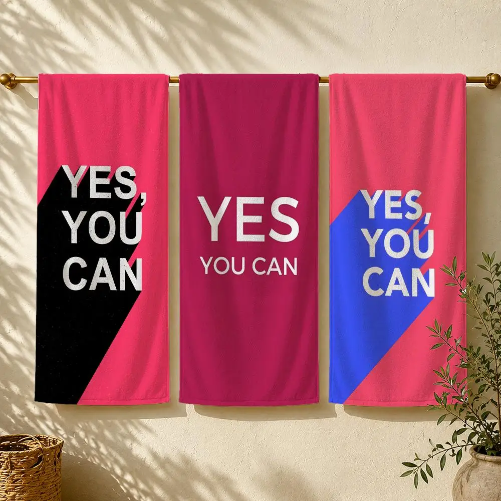 Ręcznik plażowy Quote Y-Yes Yo – Outdoor Camping Quotes recenzja i cena